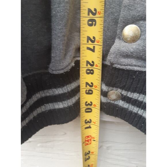 VTG 1993 Charlotte Hornets Teamwork Varsity Button Up Sweatshirt Jacket - Picture 11 of 11